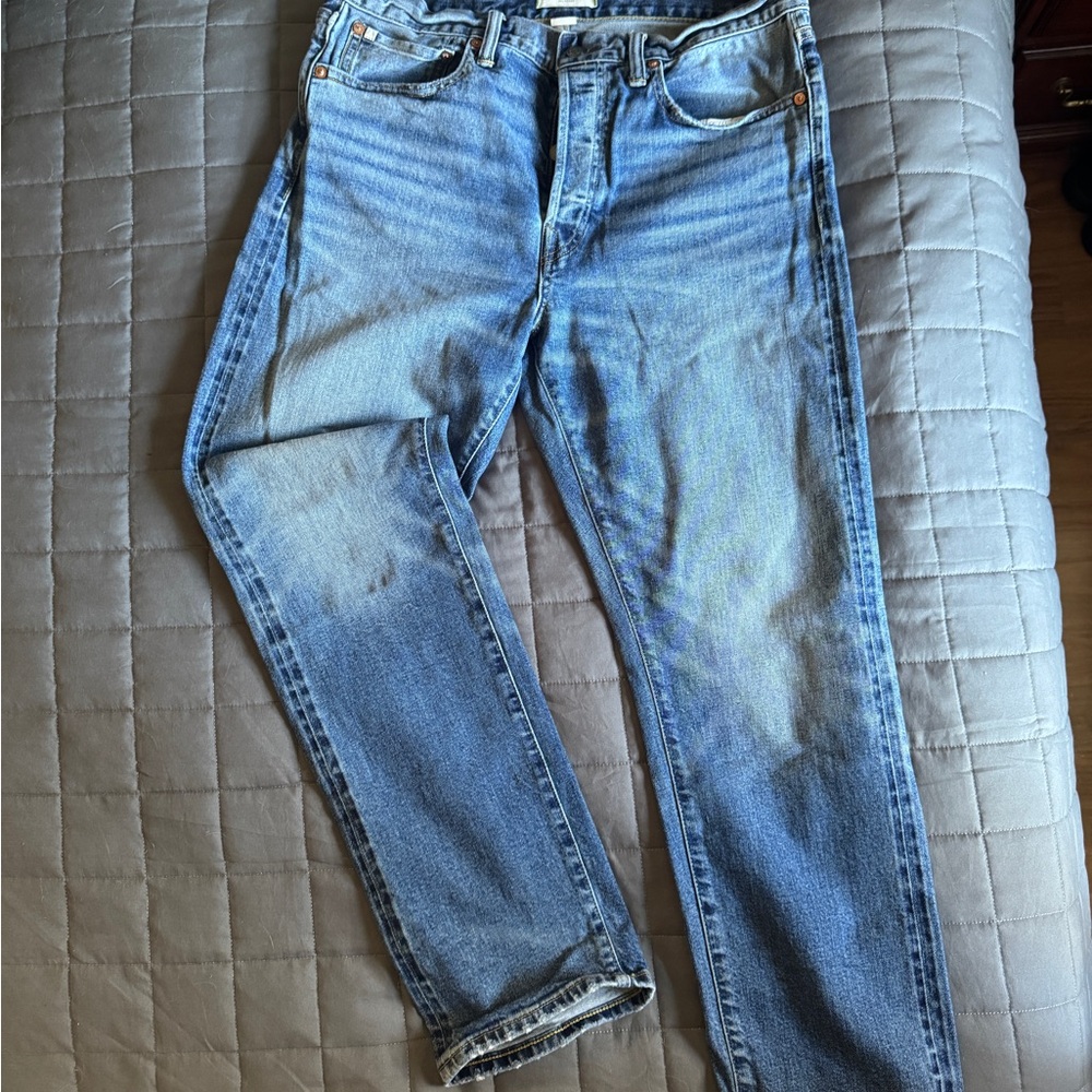 American Eagle Outfitters Light Blue Straight Jeans